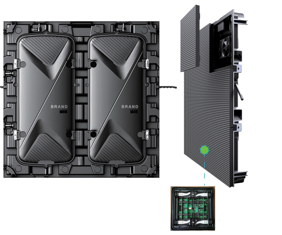 옥외 LED 모듈과 캐비닛